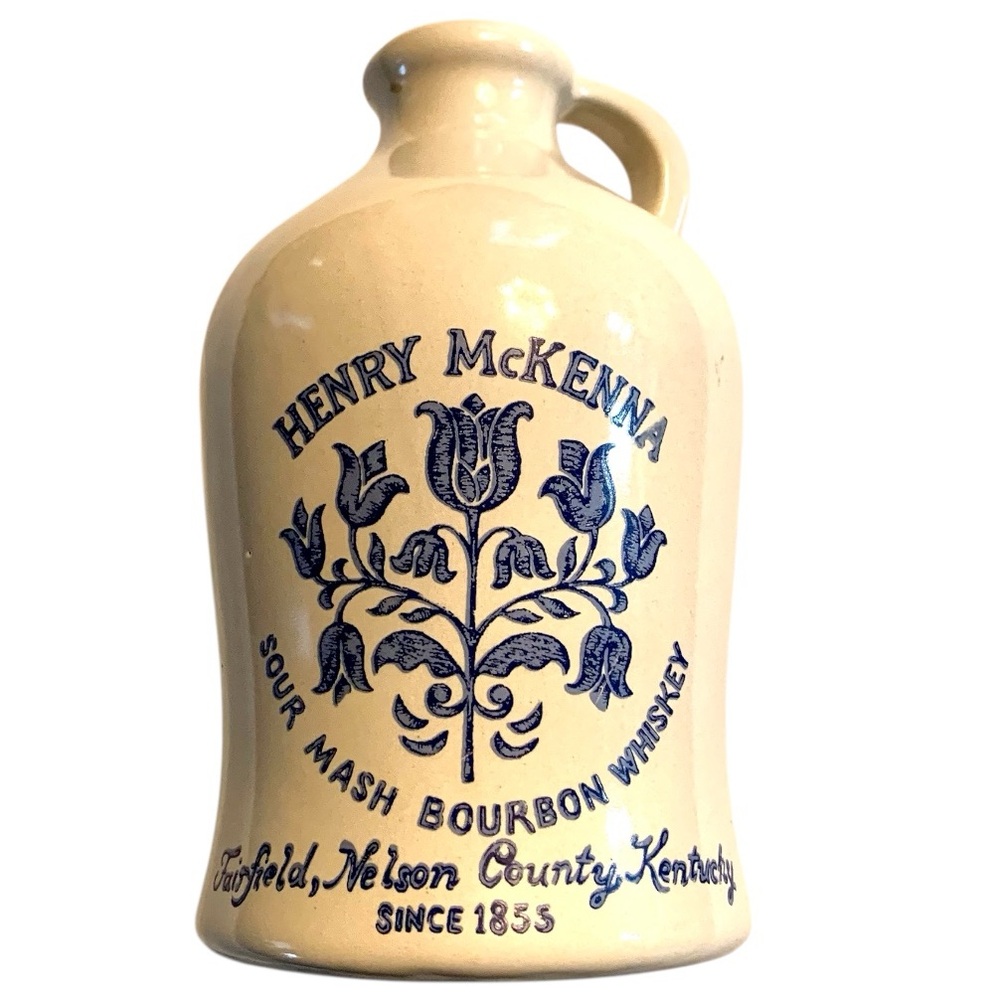 Farmhouse Stoneware Half Gallon Henry McKenna Kentucky Whiskey Jug